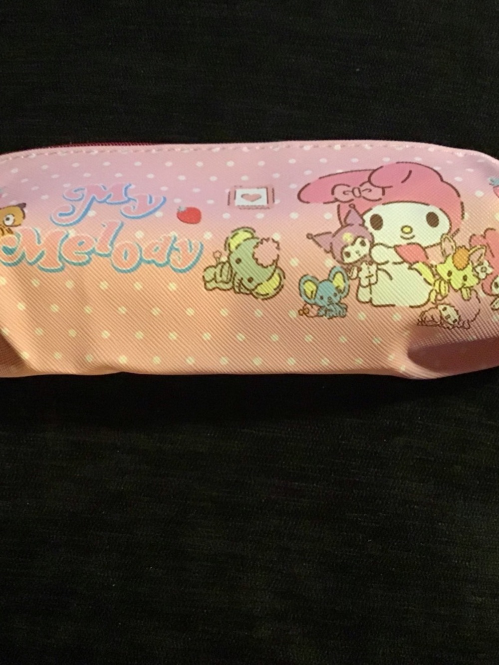 Sanrio My Melody Pink Polka Dot Pencil Pouch